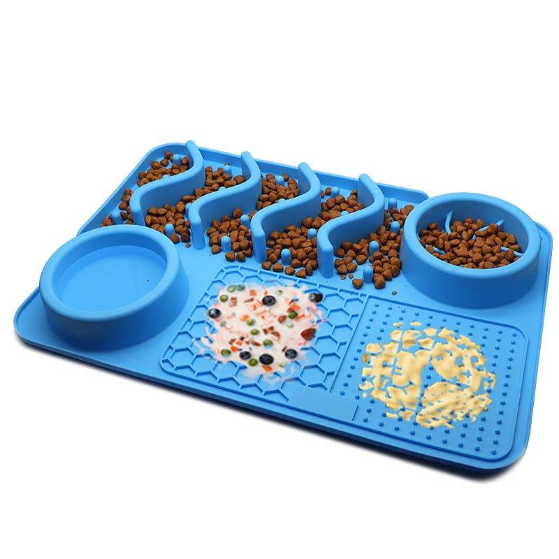 Dog Silicone Licking Pad Pet Licking Mat Silicone Mat Multifunctional Food Bowl