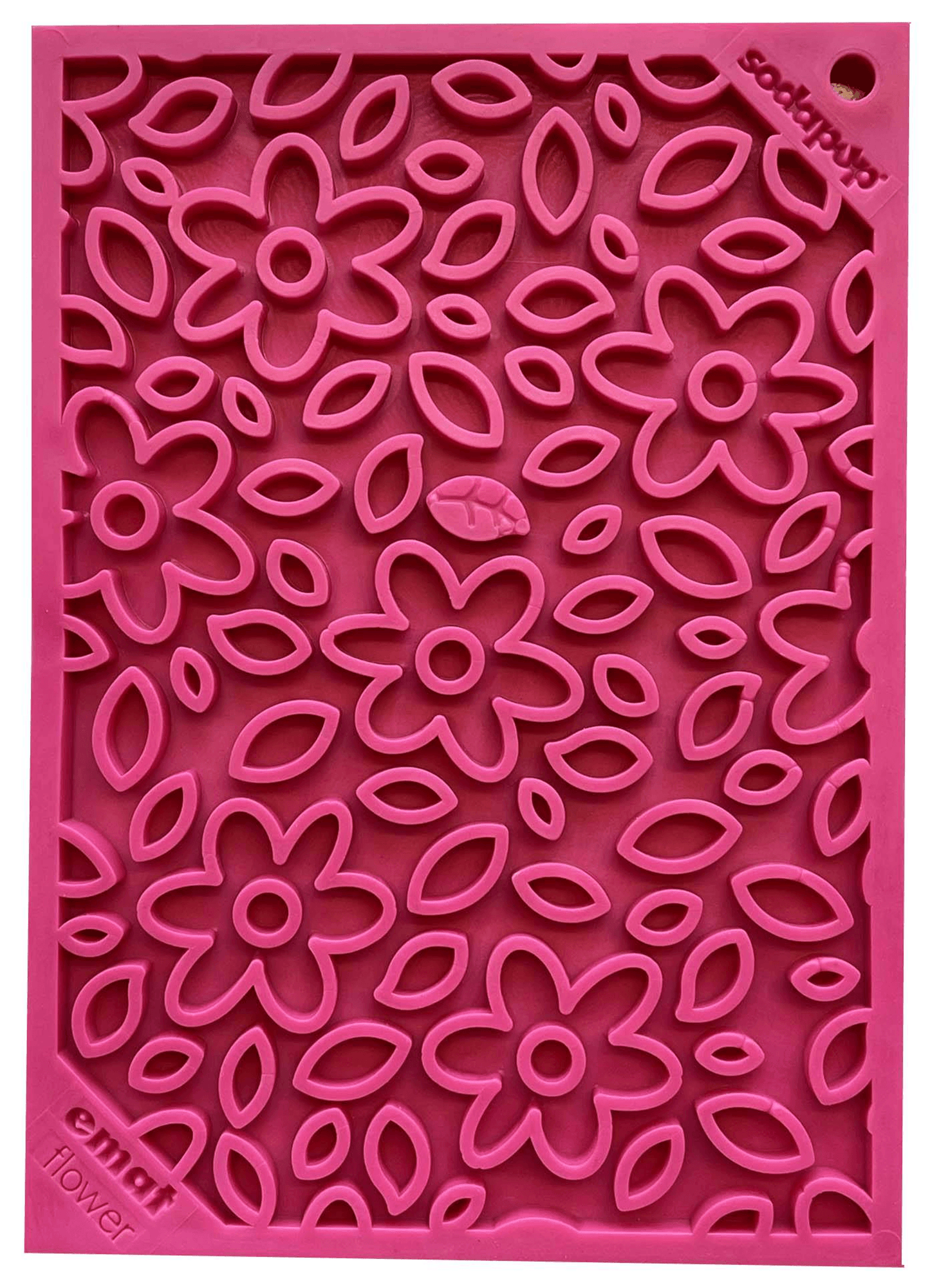 Flower Power Enrichment Lick Mat for Small Dogs and Cats