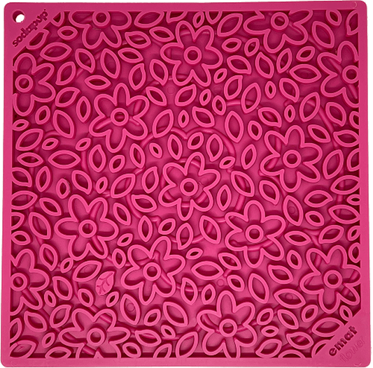 Flower Power Enrichment Lick Mat for Small Dogs and Cats