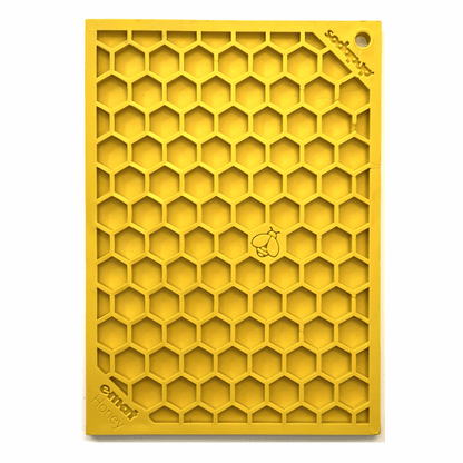 Honeycomb Enrichment Lick Mat for Dogs and Cats