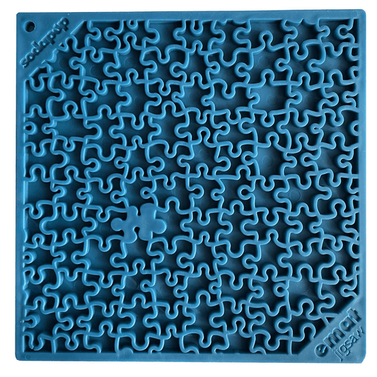 Jigsaw Design Enrichment Lick Mat for Dogs