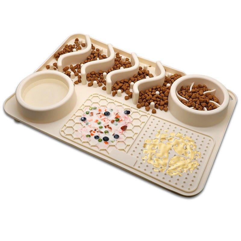 Dog Silicone Licking Pad Pet Licking Mat Silicone Mat Multifunctional Food Bowl